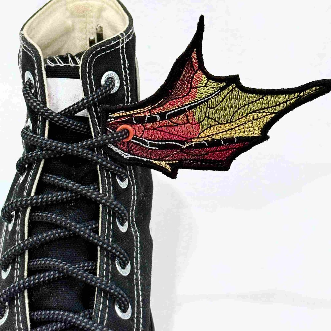 Spiked Dragon ITH Shoe Wing