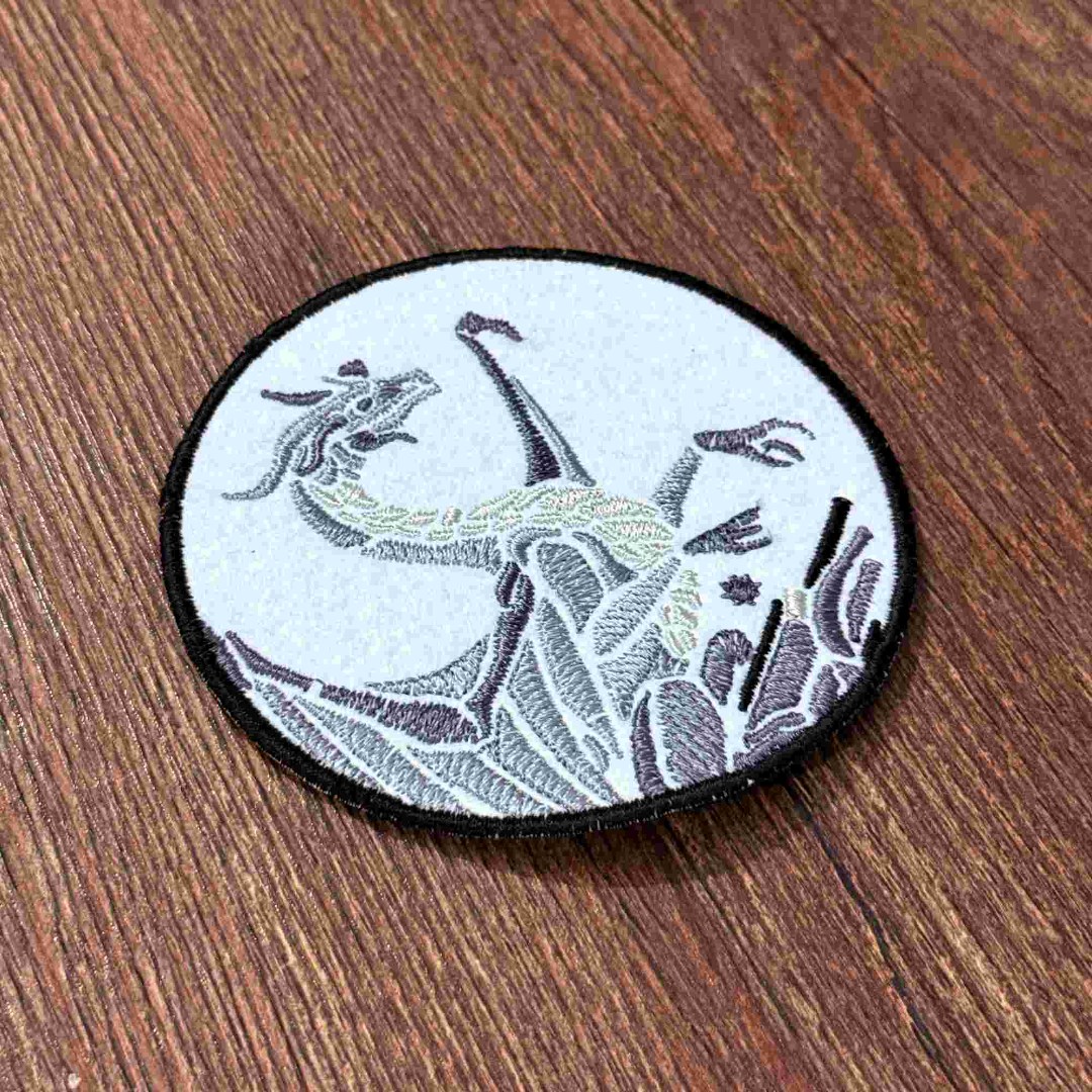 Monochrome Dragon ITH Coaster