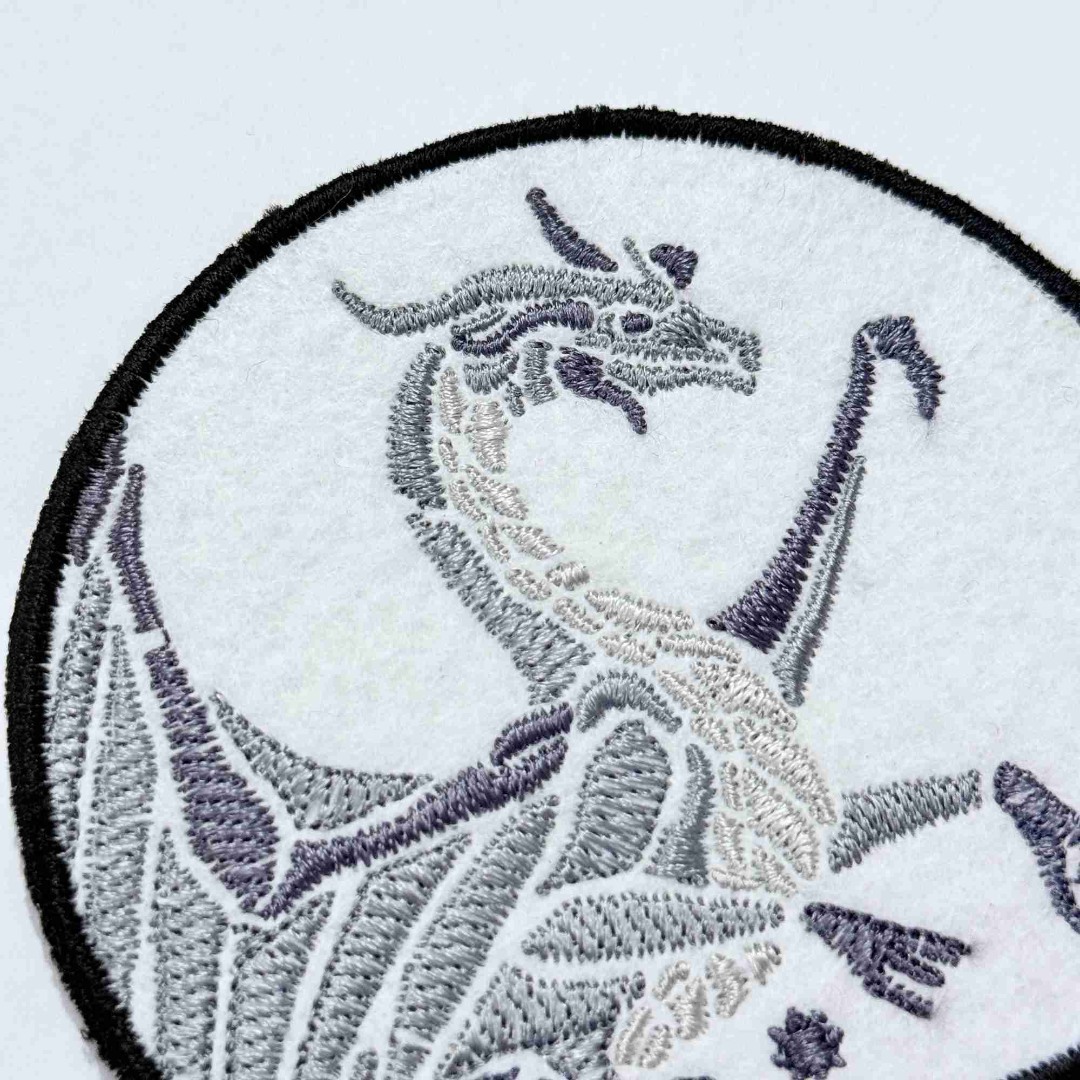Monochrome Dragon ITH Coaster