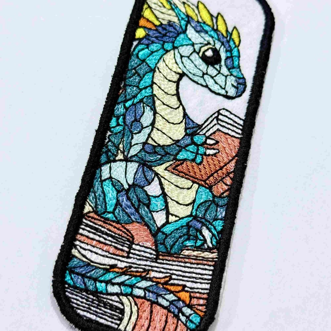 Studious Dragon ITH Bookmark