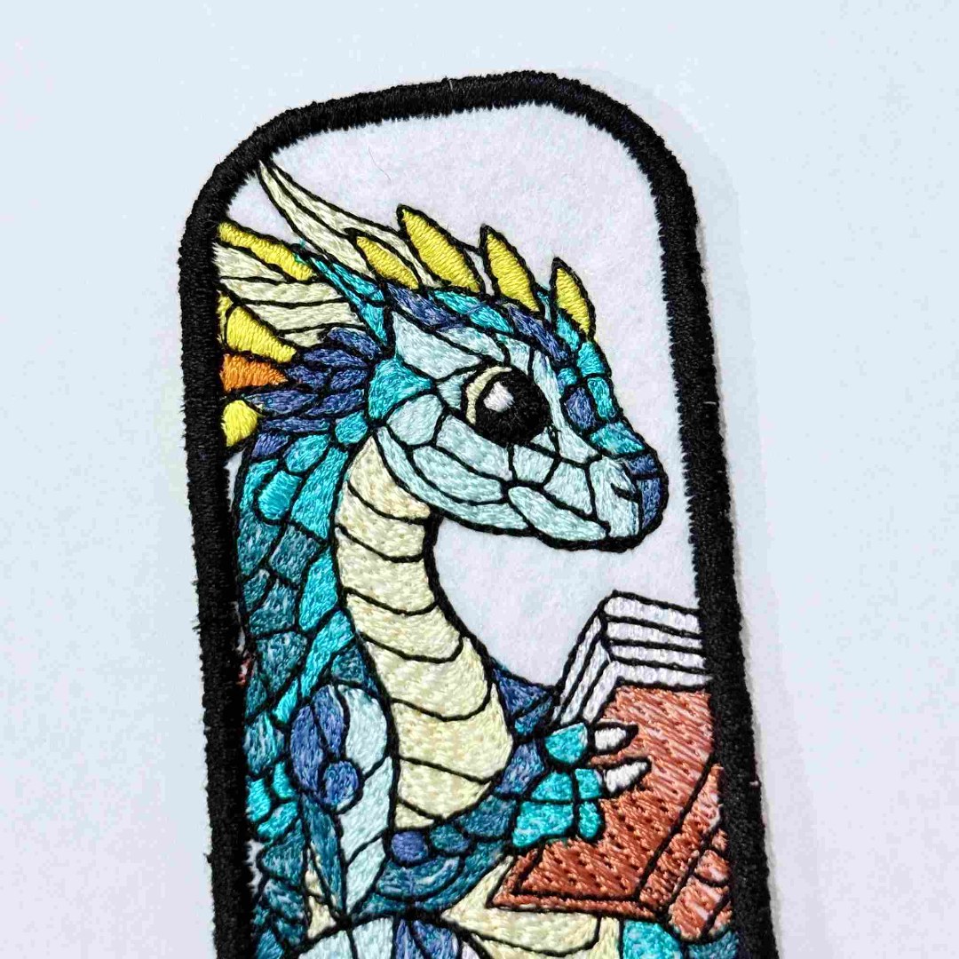 Studious Dragon ITH Bookmark