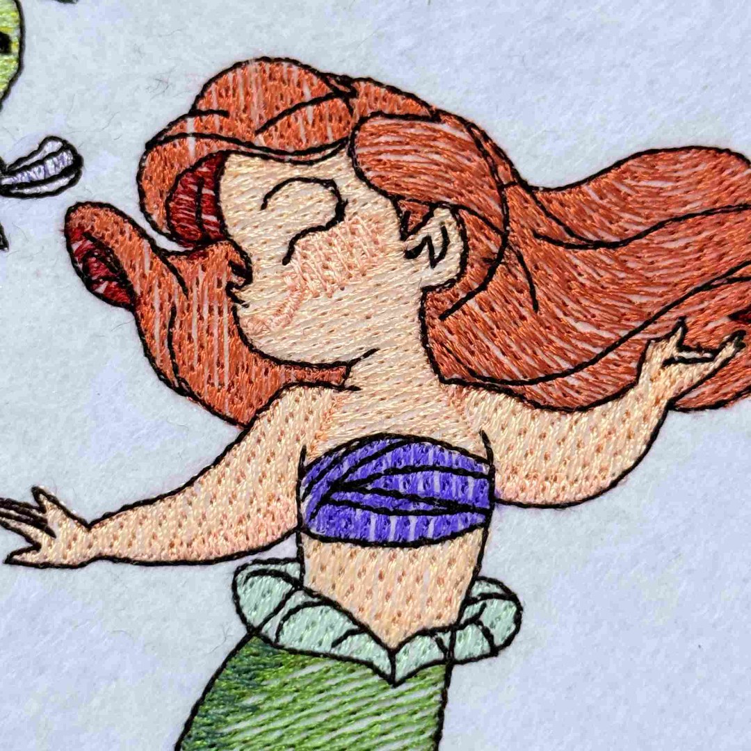 Mermaid Princess And Fish