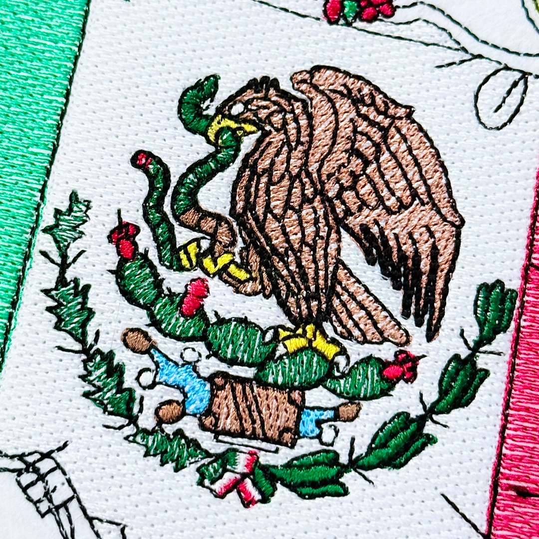 Mexico Flag and Map