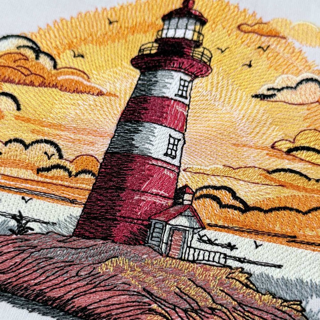Light House On Sea Shore
