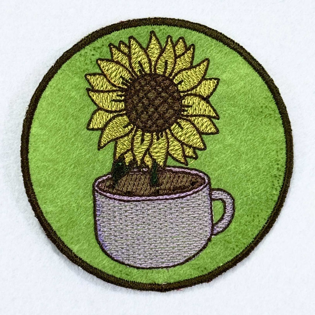 Sunflower Cup ITH Coaster