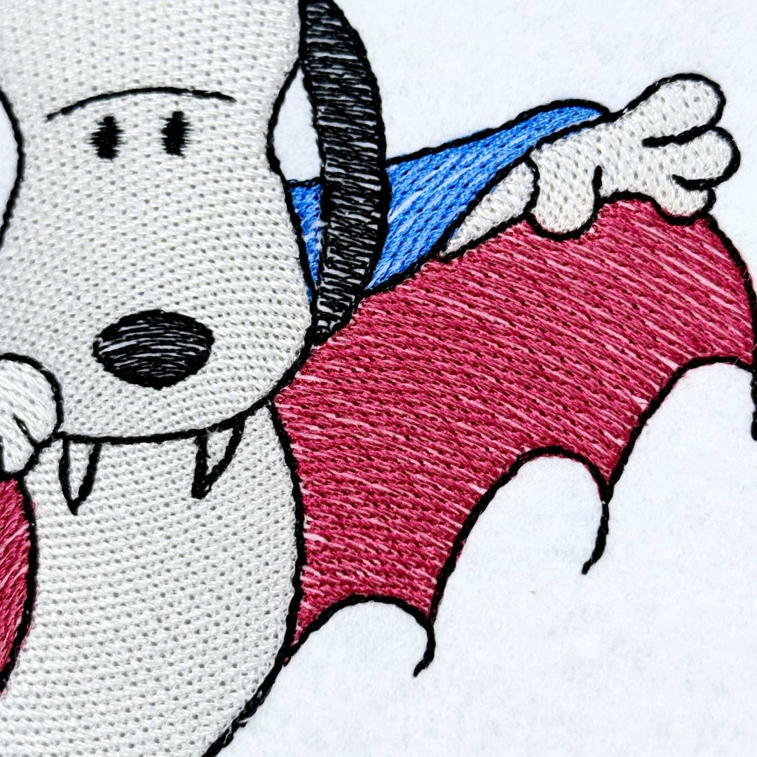 Nosey Dog As Vampire