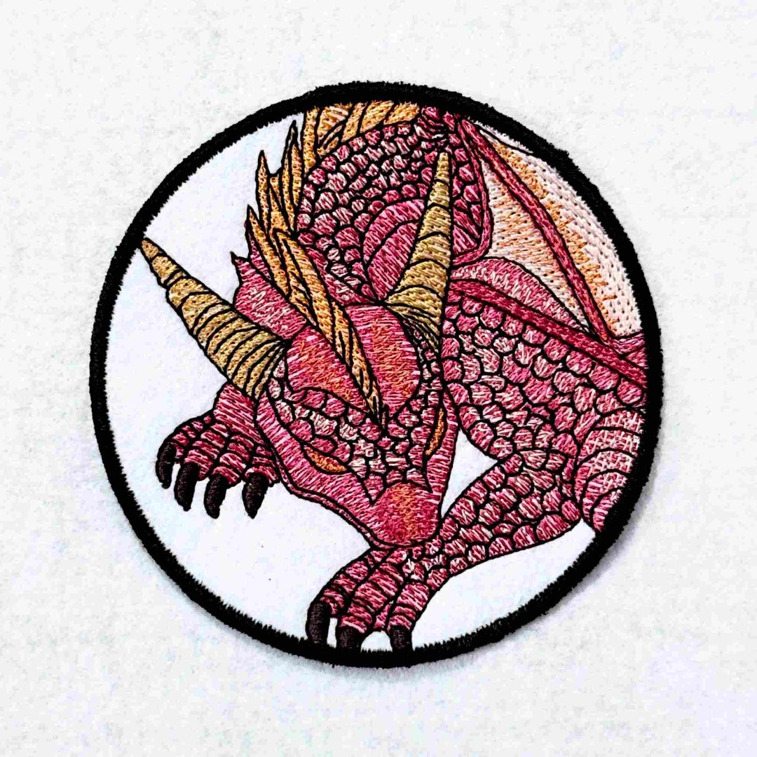 Sleeping Horned Dragon ITH Coaster