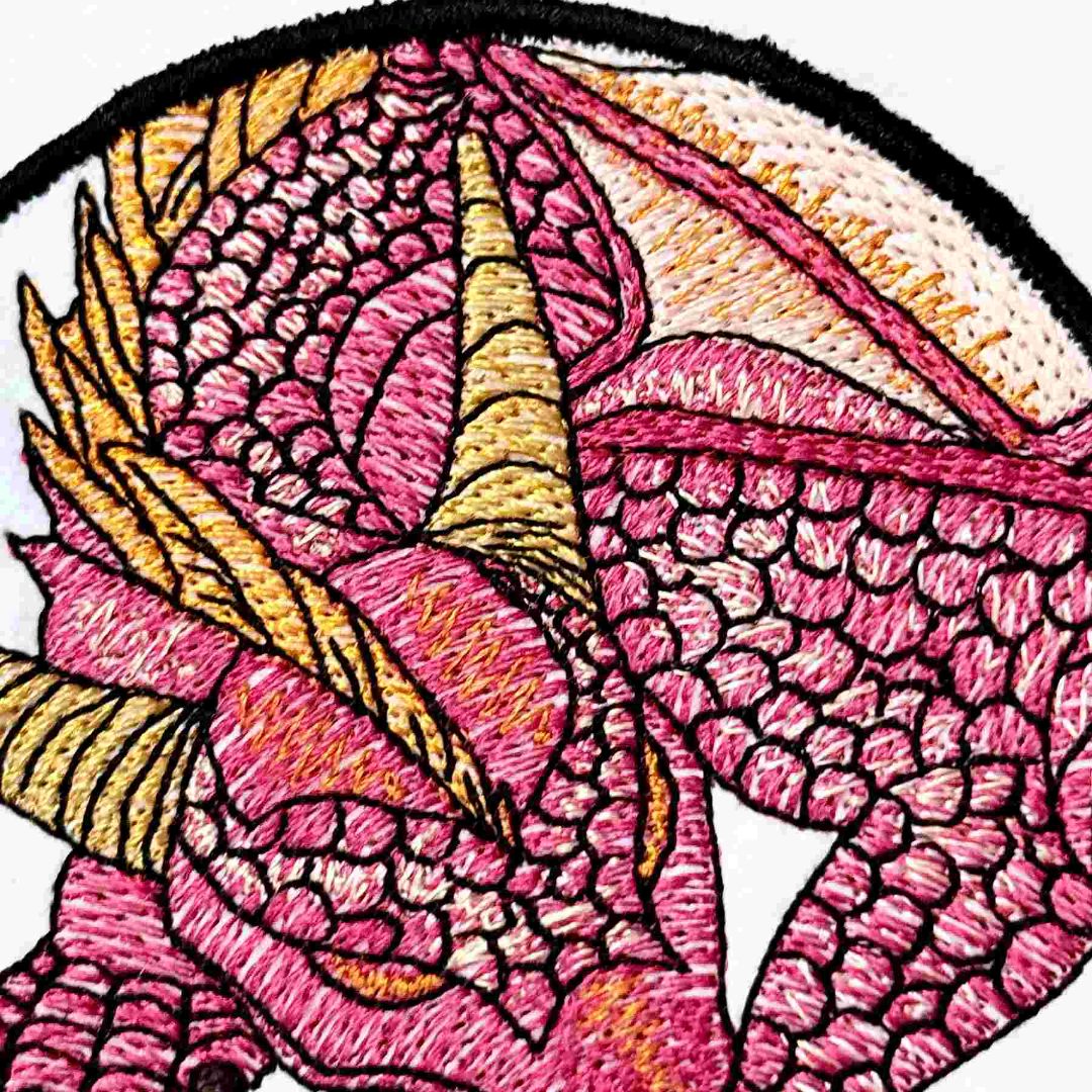 Sleeping Horned Dragon ITH Coaster