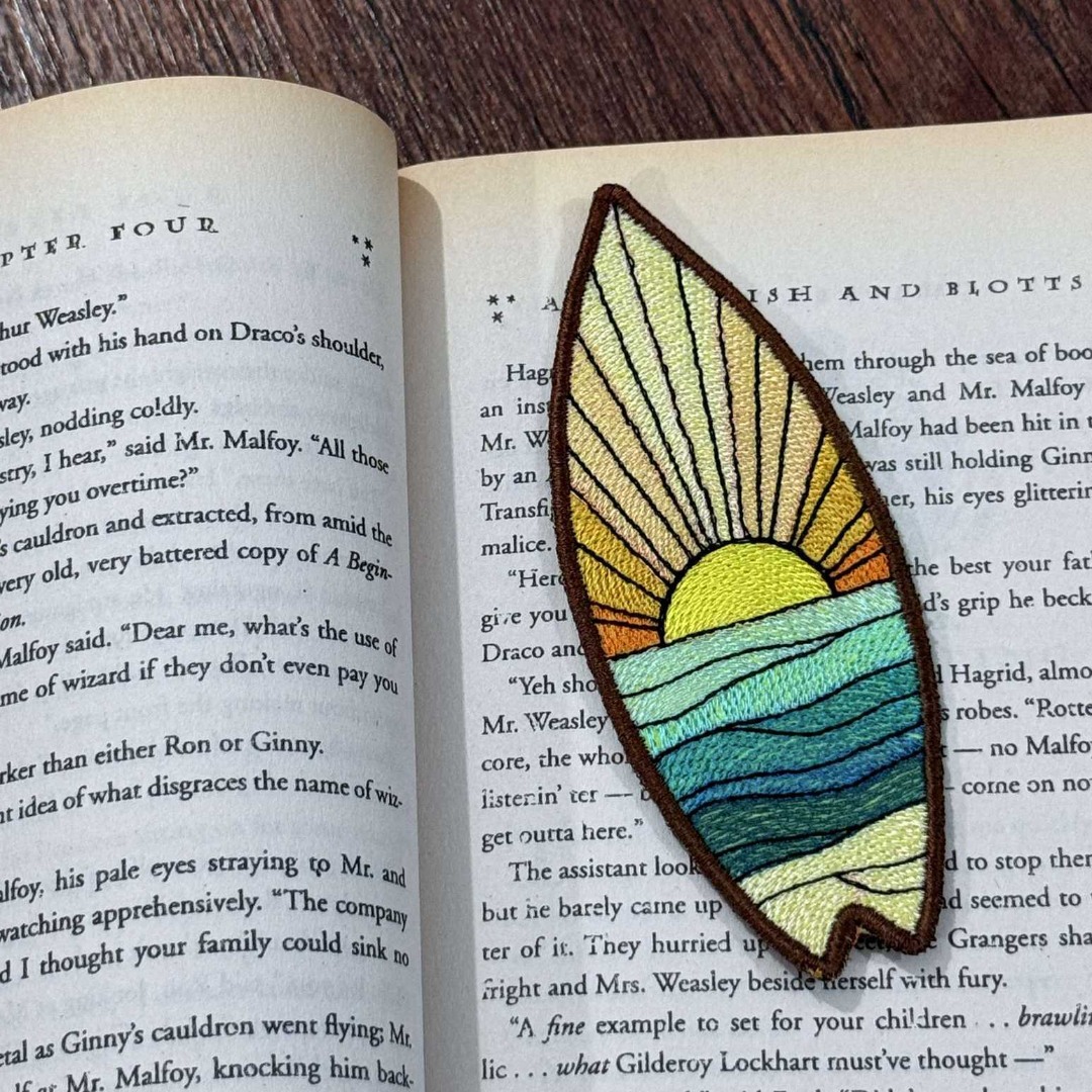 Beach View Surfboard ITH Bookmark Beach View Surfboard ITH Bookmark