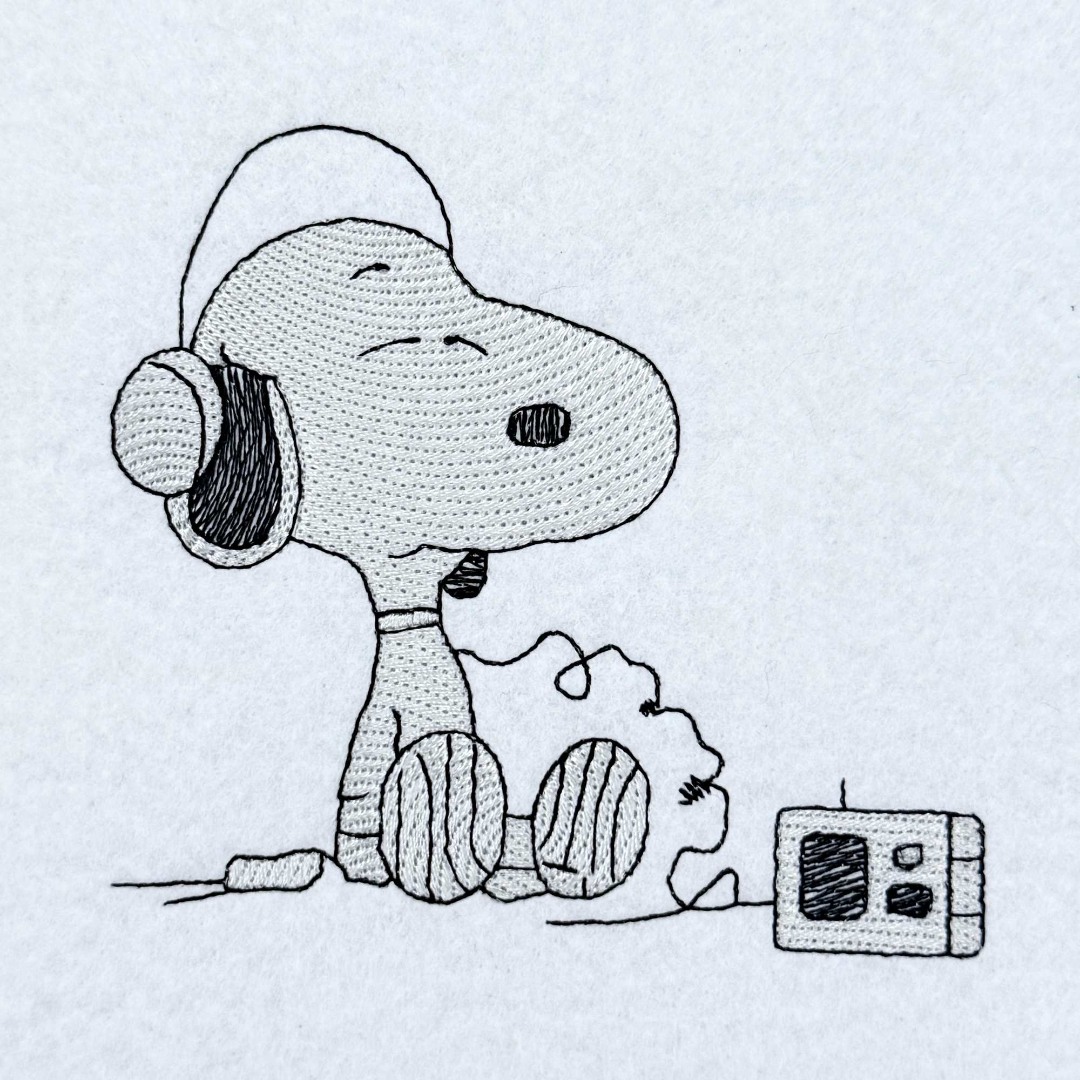 Music Loving Nosey Dog