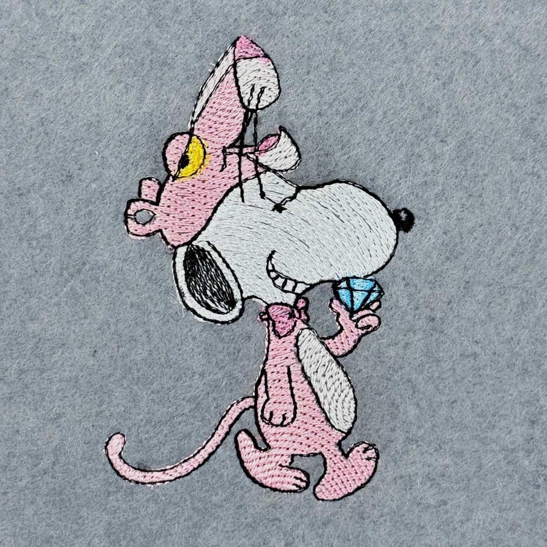 Nosey Dog as Pink Panther