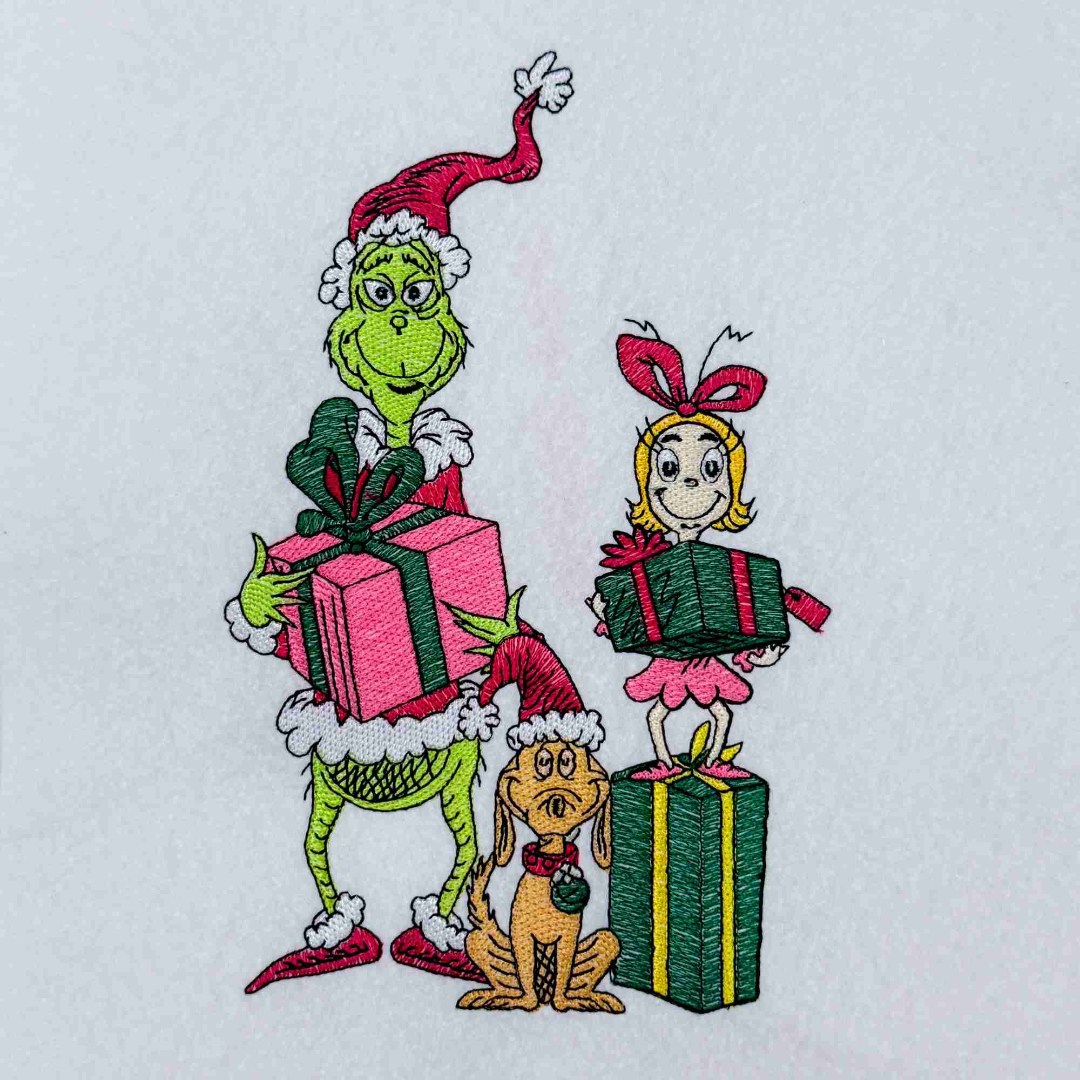 Christmas Thief with Presents Christmas Thief with Presents