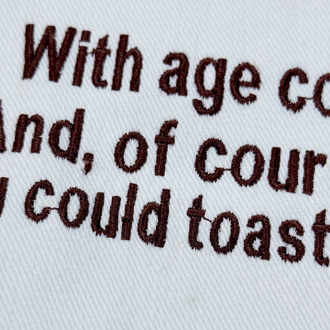 With Age Comes Wisdom Funny Quote - Free with $20 Purchase