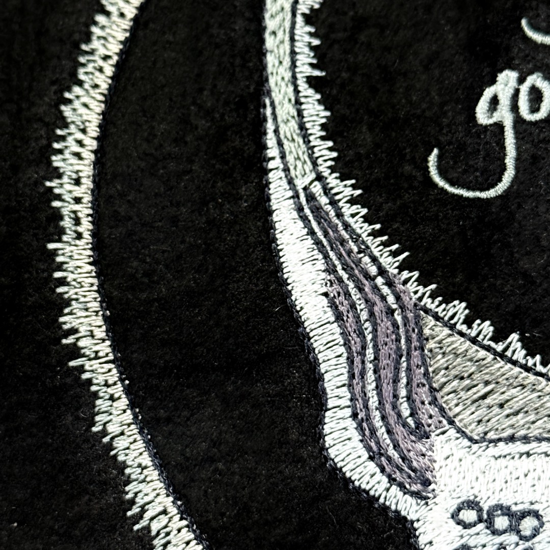 Don't Look Back Skull Quote