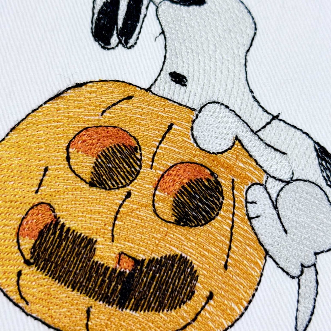 Nosey Dog in Jack o Lantern