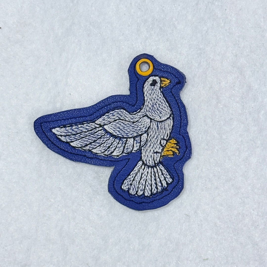 White Pigeon Key Fob