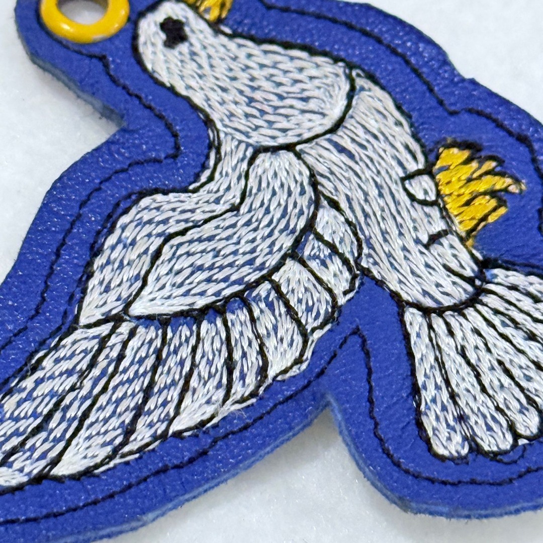 White Pigeon Key Fob
