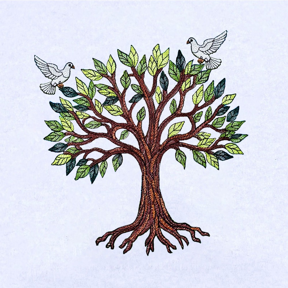 Pigeons On Tree Pigeons On Tree