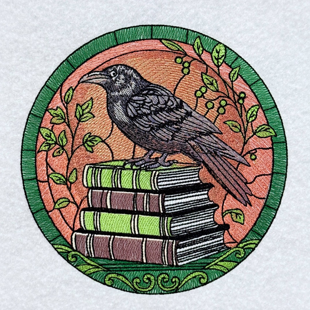 Raven On Antique Books Raven On Antique Books