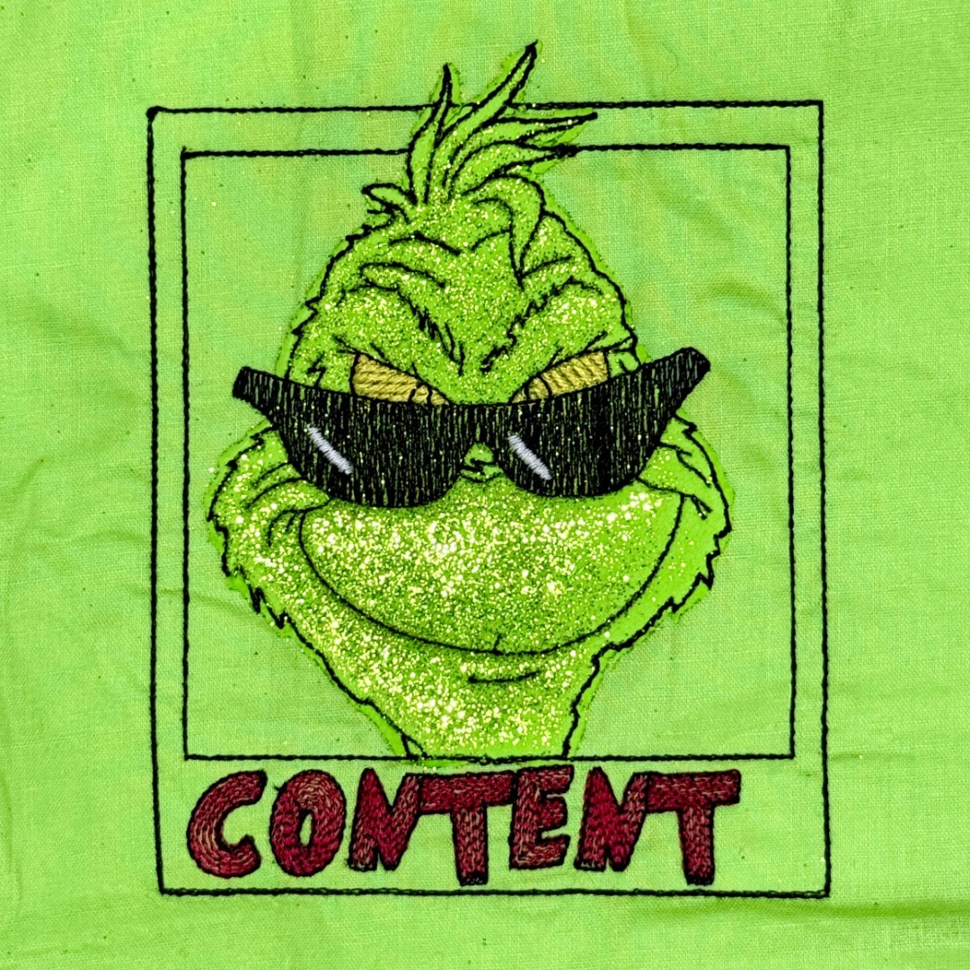 Content Christmas Thief Panel Block