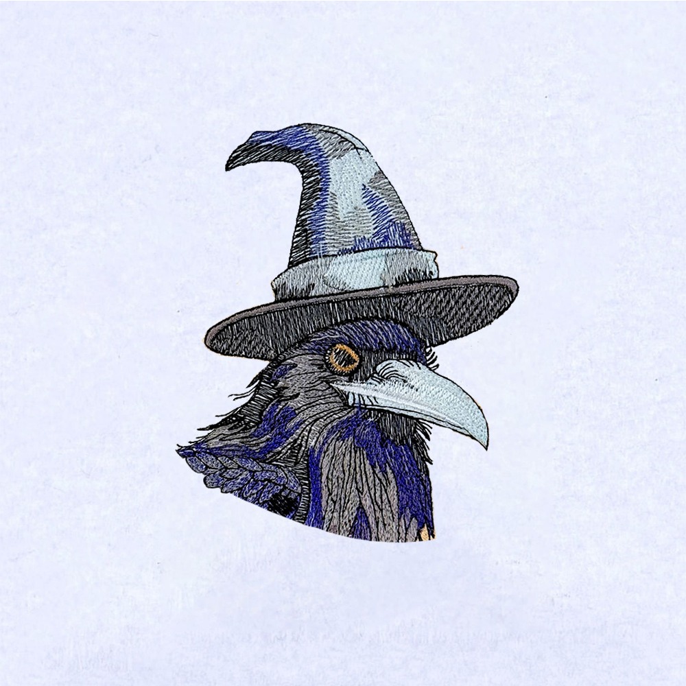 Raven With Magical Hat Raven With Magical Hat