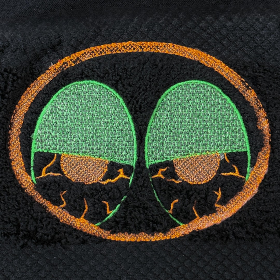 Embossed Monster Eyes