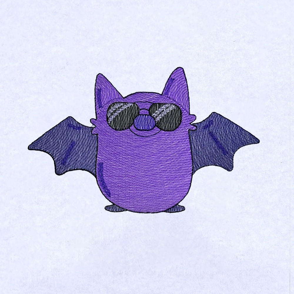 Smiling Bat With Glasses Smiling Bat With Glasses