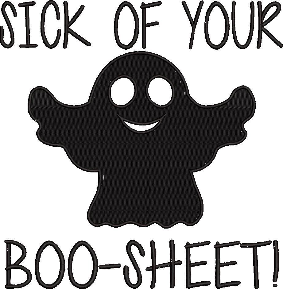 Boo-Sheet Funny Quote