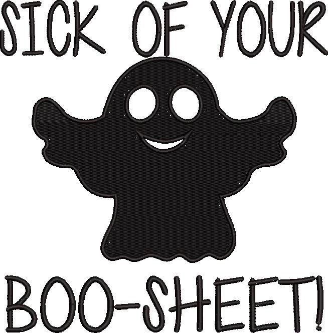 Boo-Sheet Funny Quote