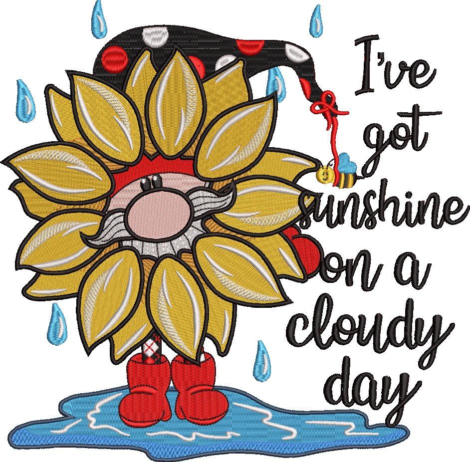 Sunshine On A Cloudy Day Gnome Sunshine On A Cloudy Day Gnome