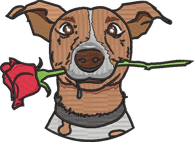 Rose In a Dog Mouth Rose In a Dog Mouth