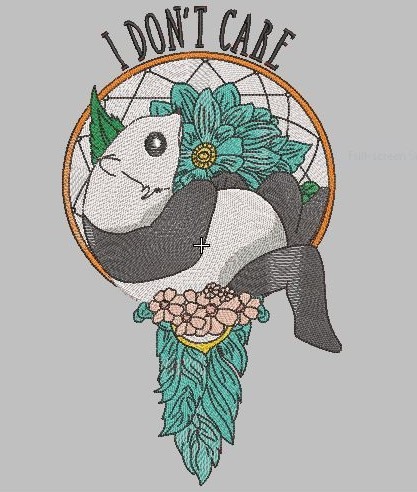 I Don't Care Panda I Don't Care Panda