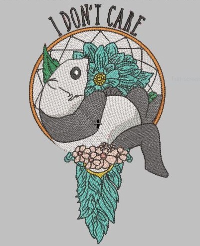I Don't Care Panda I Don't Care Panda