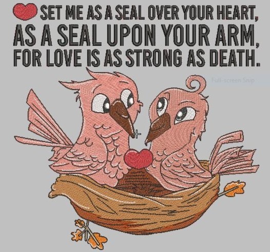 Love is Strong Birds Quote Love is Strong Birds Quote