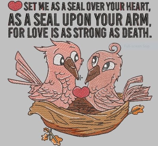 Love is Strong Birds Quote Love is Strong Birds Quote