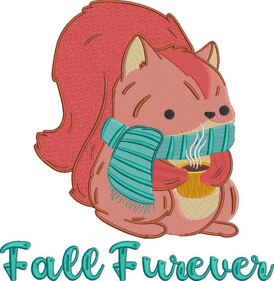 Fall Furever Cozy Squirrel