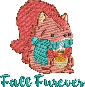 Fall Furever Cozy Squirrel