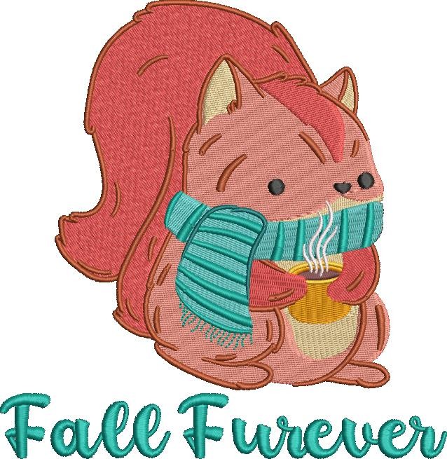 Fall Furever Cozy Squirrel
