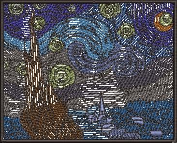 The Starry Night Landscape