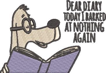 Dear Diary Today I Barked At Nothing Again Dear Diary Today I Barked At Nothing Again