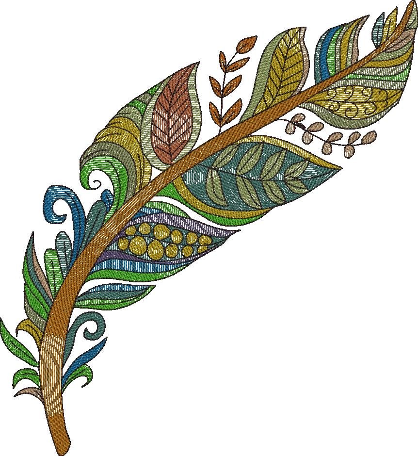 Colorful Leaf Art Colorful Leaf Art