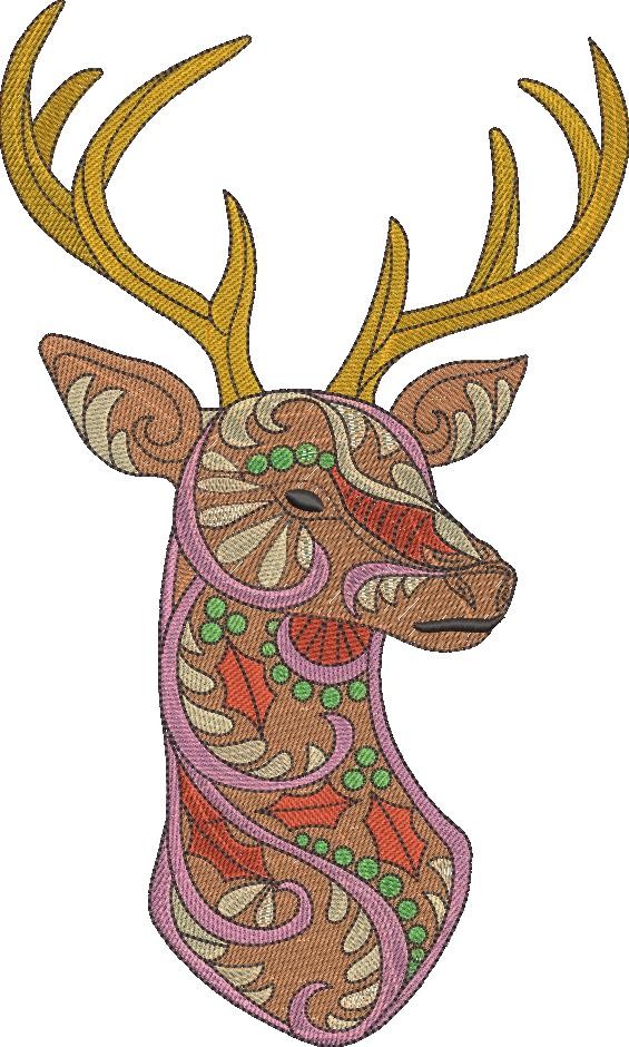 Abstract Deer Art Abstract Deer Art
