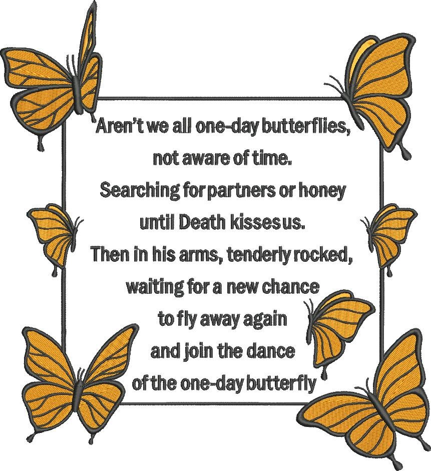 Butterflies poem