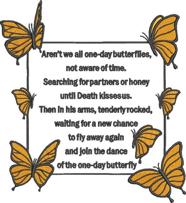 Butterflies poem