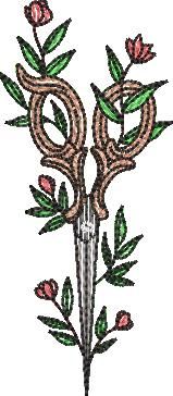 Scissors Floral Art Scissors Floral Art