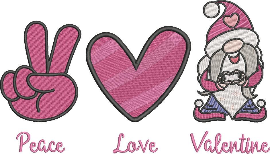 Peace Love Valentine Peace Love Valentine