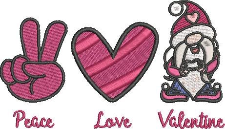 Peace Love Valentine Peace Love Valentine