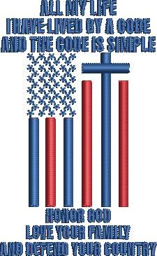 God Family And Country Life Code