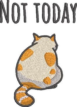 Not Today Tired Cat Not Today Tired Cat