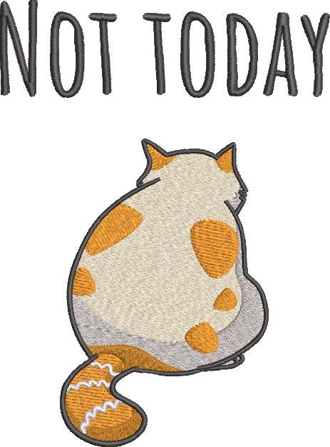 Not Today Tired Cat Not Today Tired Cat